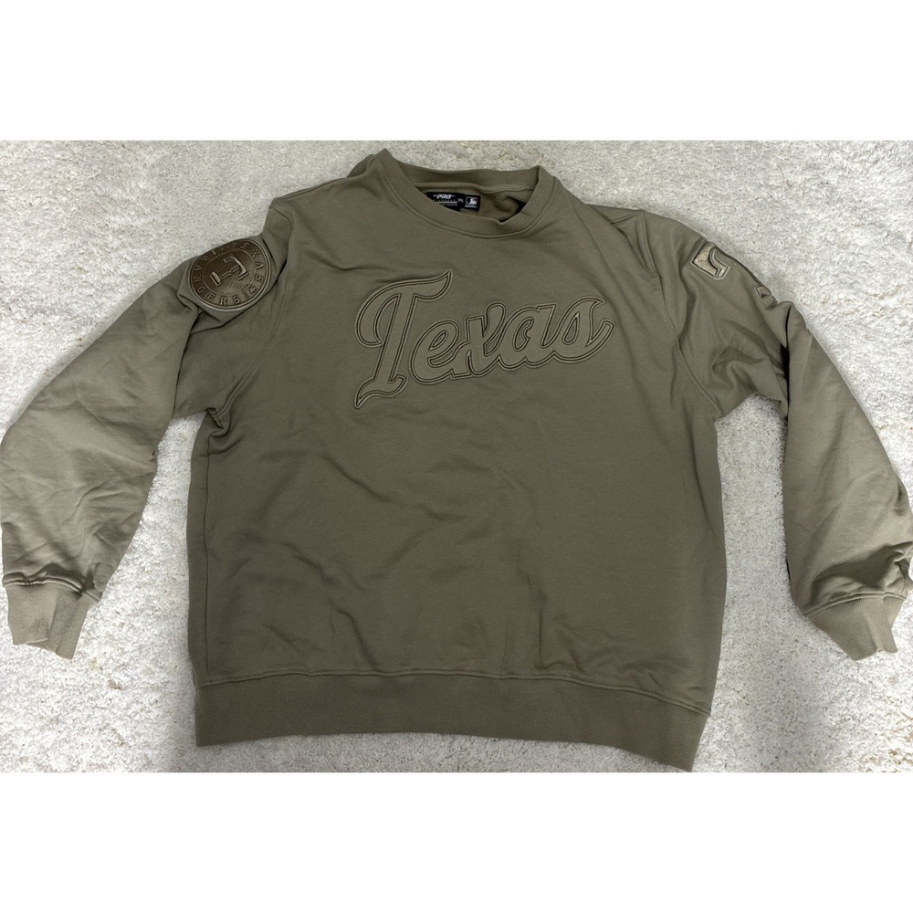 Texas Rangers Sweater Mens XXL Beige Fast Shipping